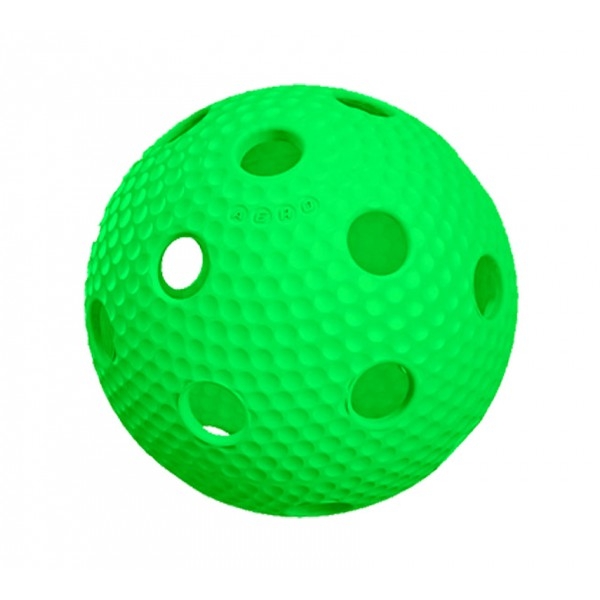 SALMING Aero Plus Ball florbalový míček - zelená