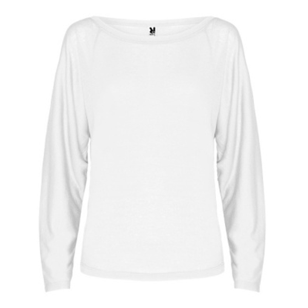 ROLY dámské tričko s dlouhým rukávem DAFNE, bílé - M