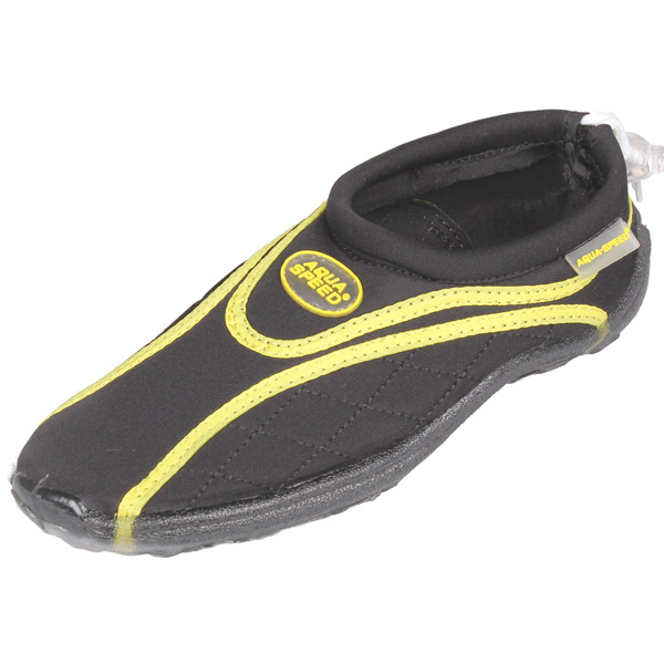 AQUA SPEED Jadran 9 neoprénové boty - černá - žlutá