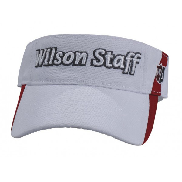 Kšilt WILSON STAFF VISOR CAP WHITE WGH3500WH