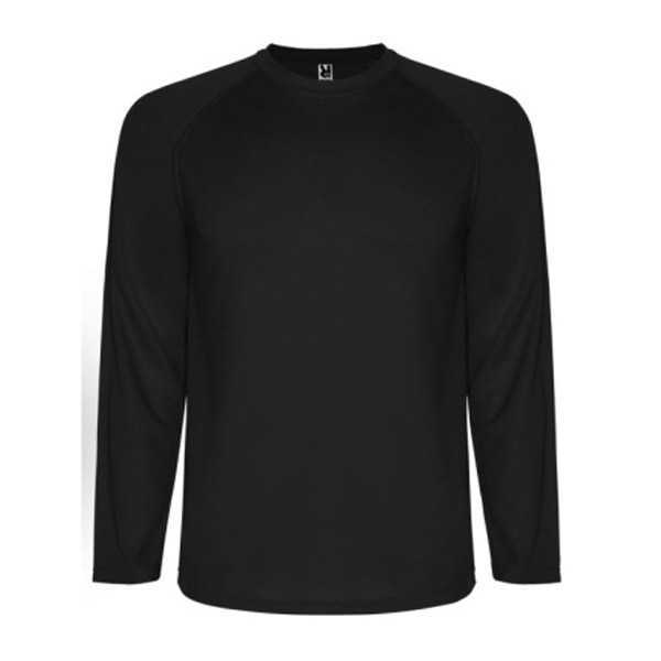 ROLY pánské tričko s dlouhým rukávem MONTECARLO, černé - XL
