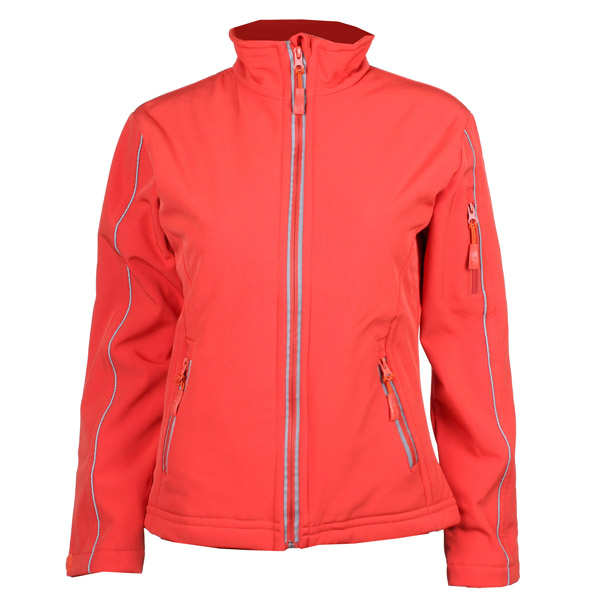 ADLER Jacket dámská softshellová bunda - červená - S
