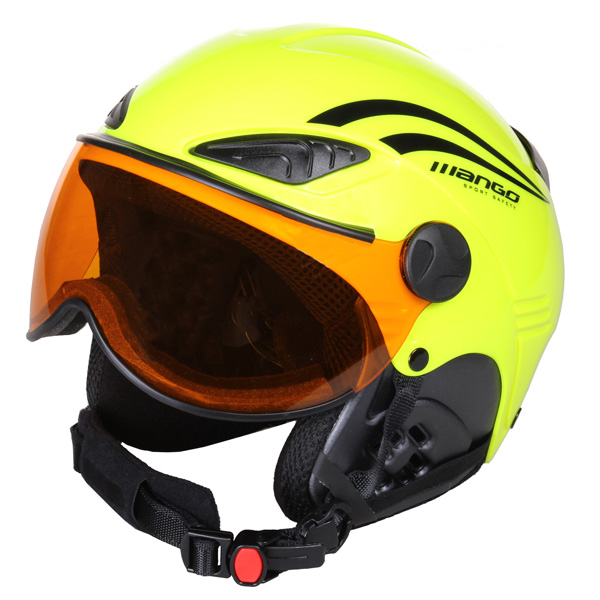MANGO Rocky PRO dětská lyžařská helma - žlutá - 53-55 cm
