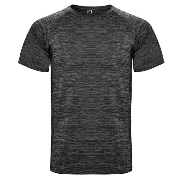 ROLY pánské sportovní tričko AUSTIN, černá melírová - L