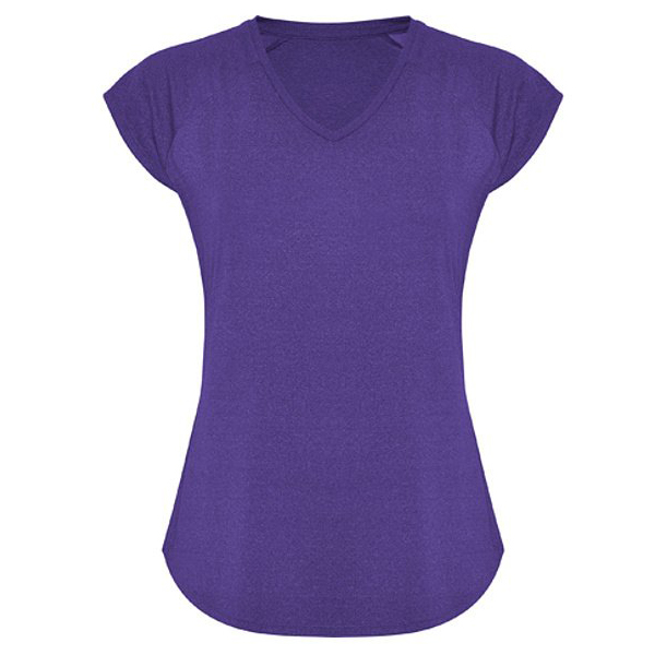 ROLY dámské sportovní tričko AVUS, fialová melírová - XL