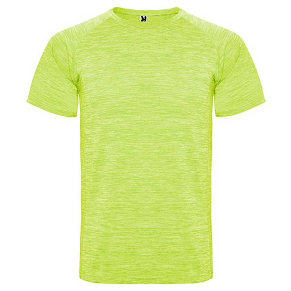 ROLY pánské sportovní tričko AUSTIN, svítivě žlutá melírová - XXL