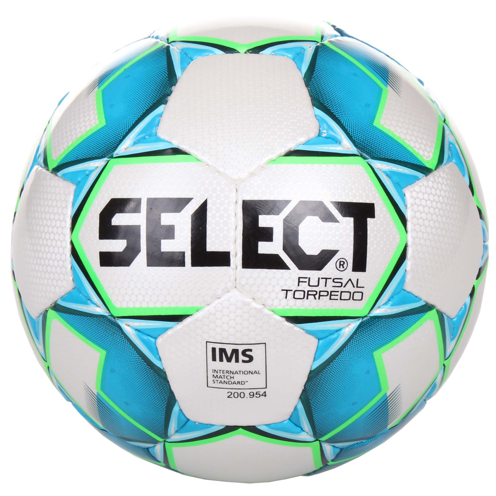 SELECT FB Futsal Torpedo futsalový míč - bílá - modrá - 4