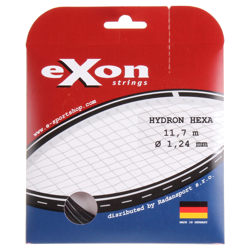 EXON Hydron Hexa tenisový výplet 11,7 m - černá