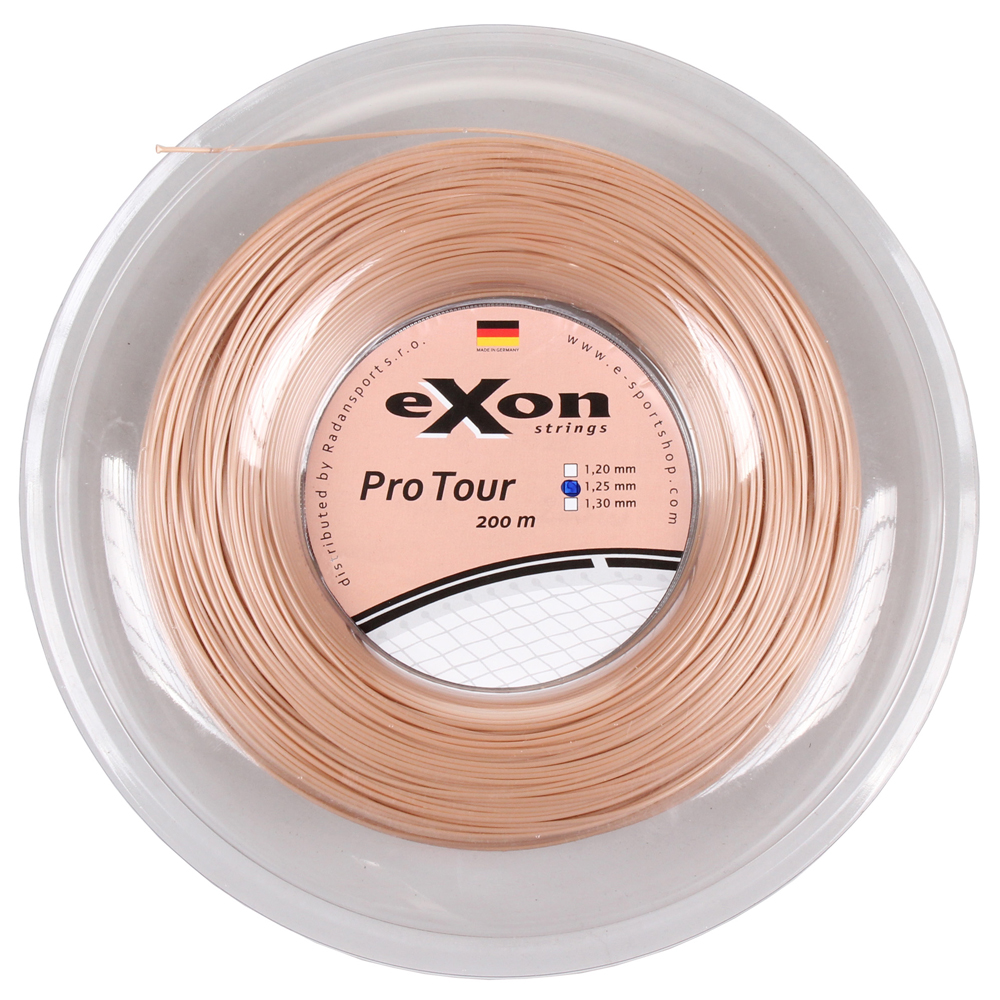 EXON Pro Tour tenisový výplet 200 m - cappuccino - 1,25 mm