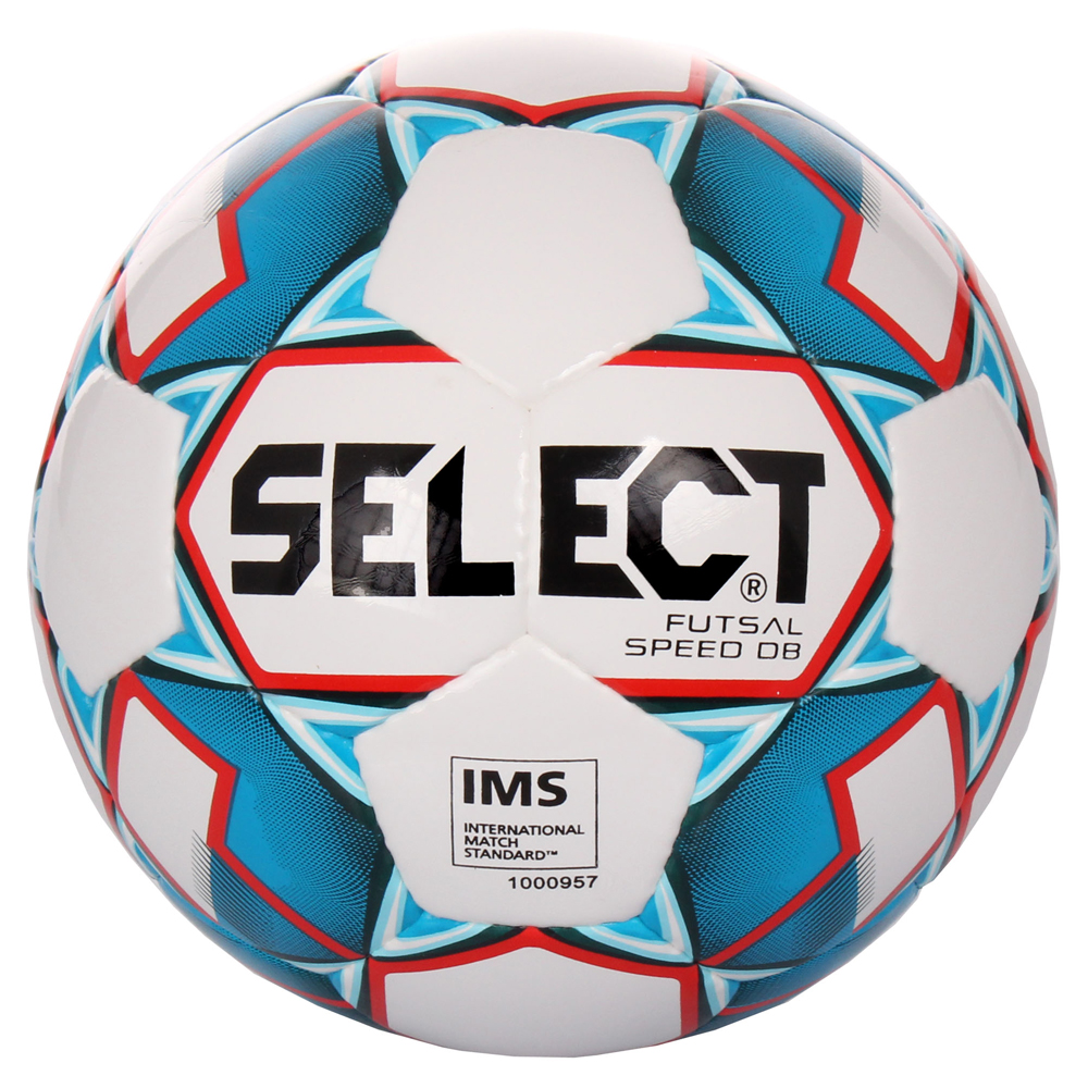 SELECT FB Futsal Speed DB futsalový míč - bílá - modrá