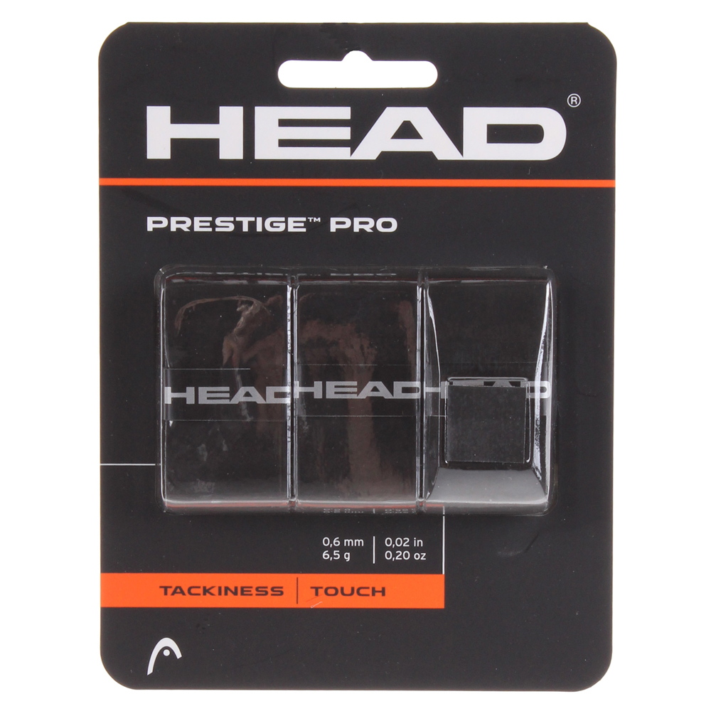 HEAD Prestige Pro 3 overgrip omotávka tl. 0,6 mm - černá