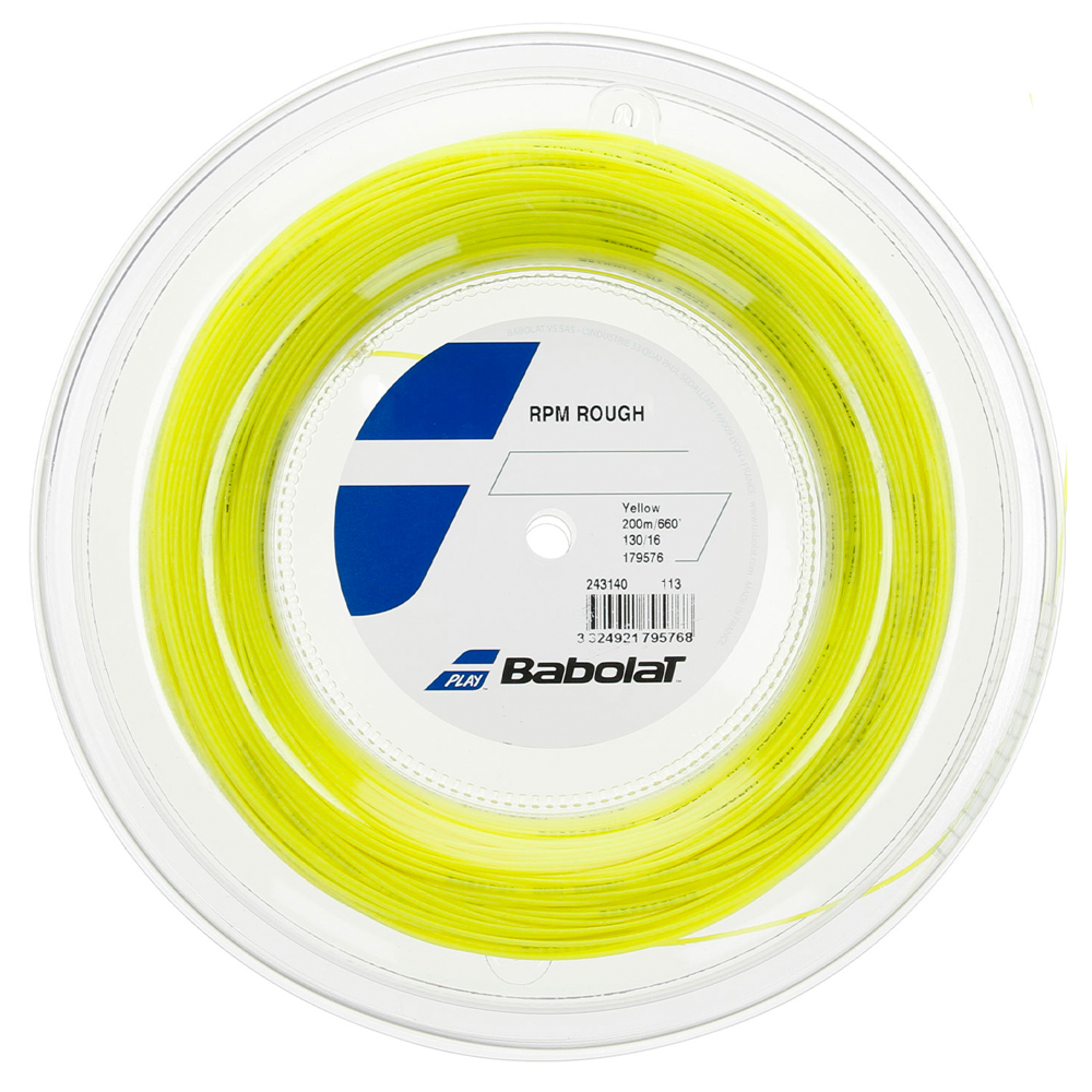 BABOLAT RPM ROUGH YELLOW 200 m tenisový výplet - 1,30 mm