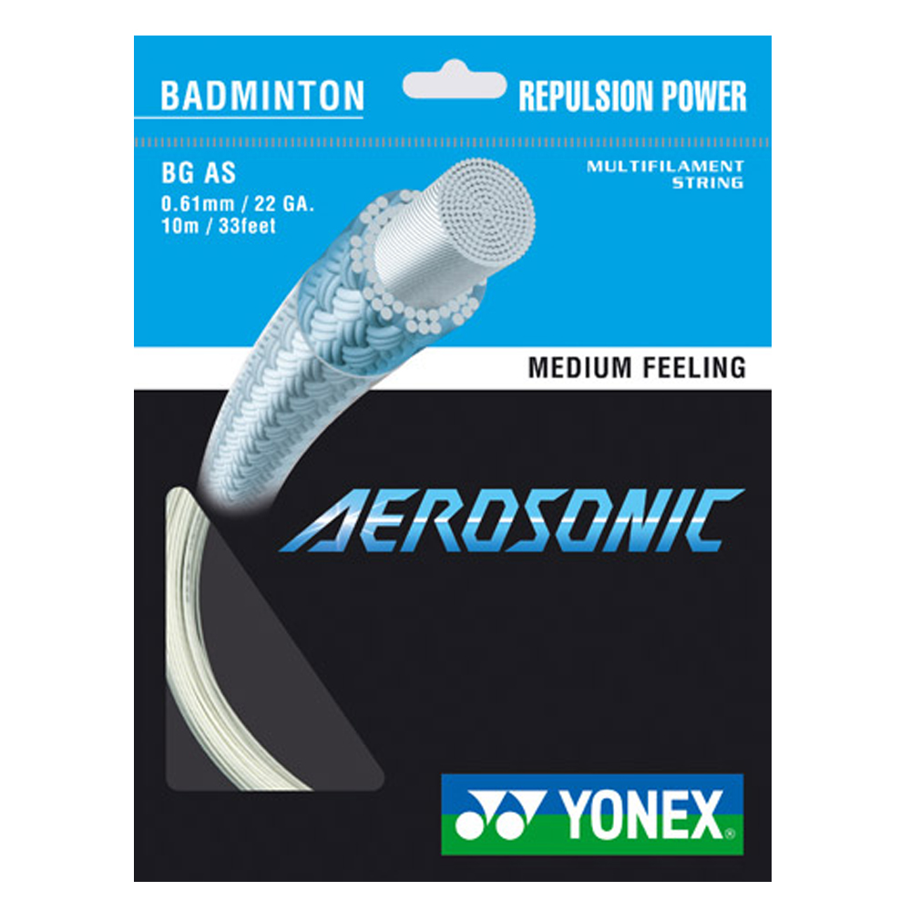 YONEX AEROSONIC WHITE 10 m badmintonový výplet