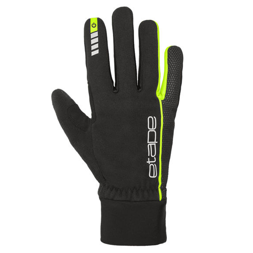 ETAPE Peak WS+ sportovní rukavice - černá - žlutá - S
