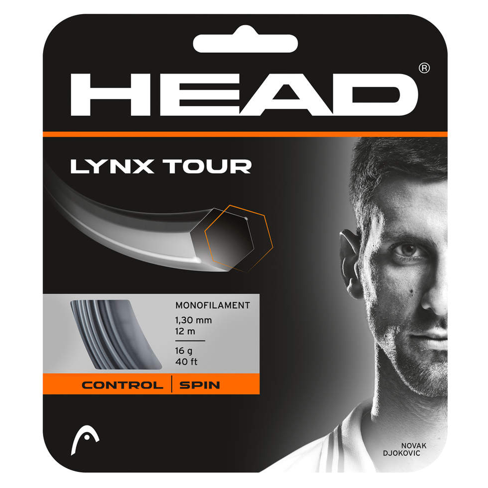 HEAD Lynx Tour tenisový výplet 12 m - šedá
