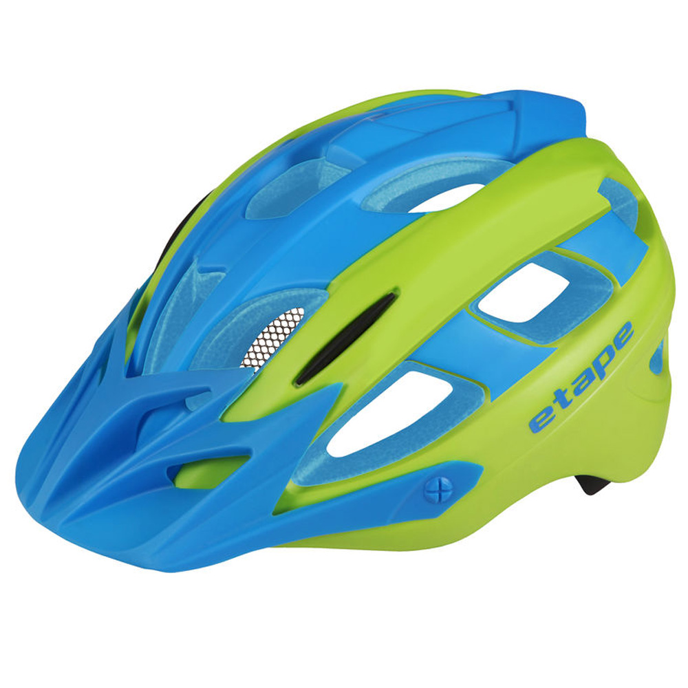 ETAPE Hero dětská cyklistická helma - modrá - zelená - XS/S