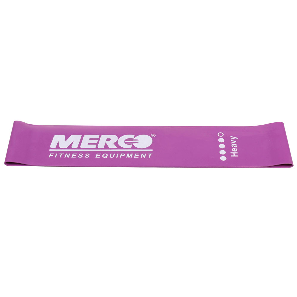 MERCO Mini Band posilovací guma 50x5 cm - fialová