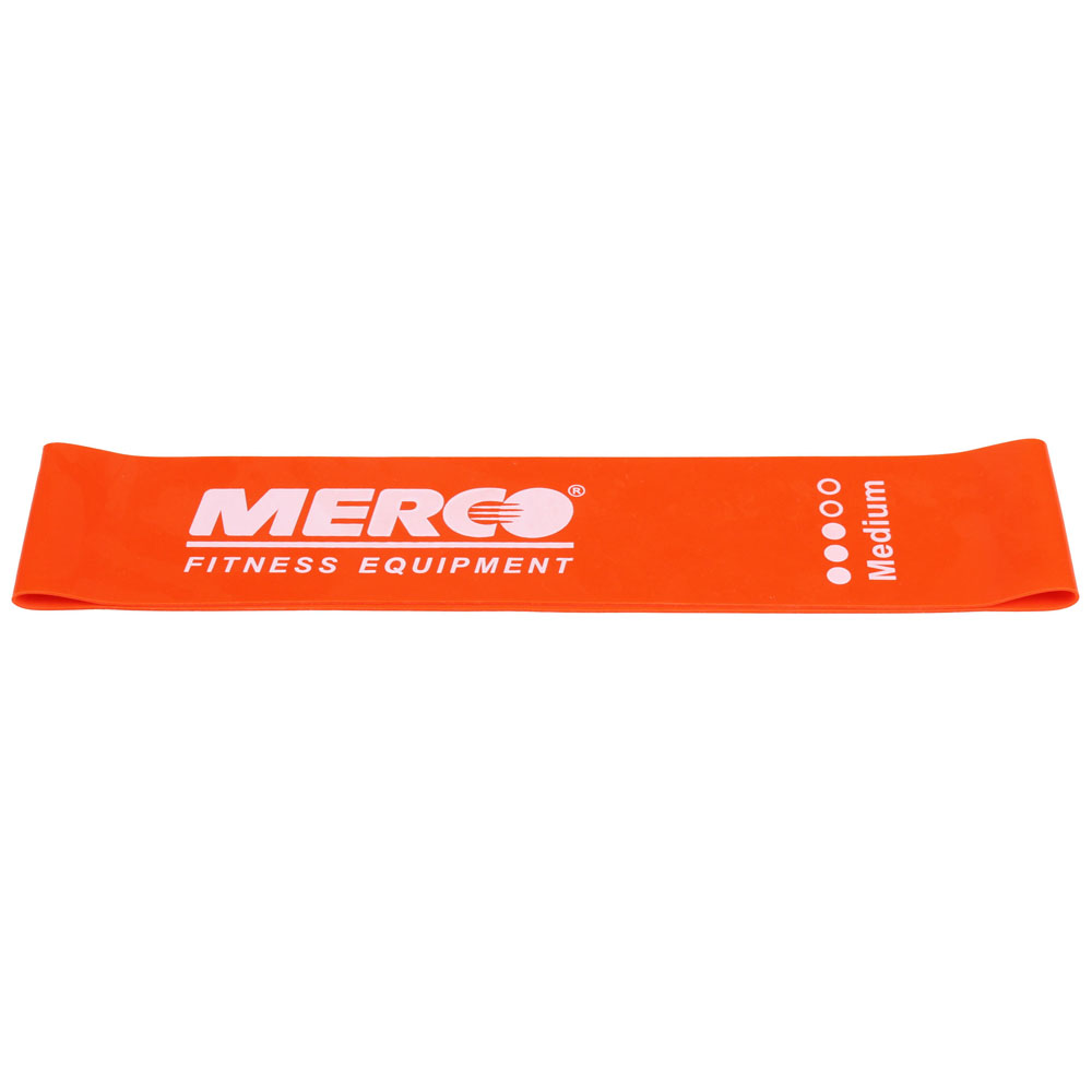 MERCO Mini Band posilovací guma 50x5 cm - oranžová