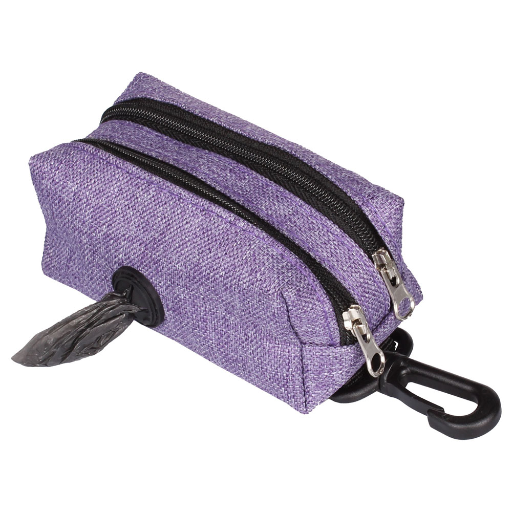 MERCO Leash Bag taška na pamlsky a sáčky - fialová