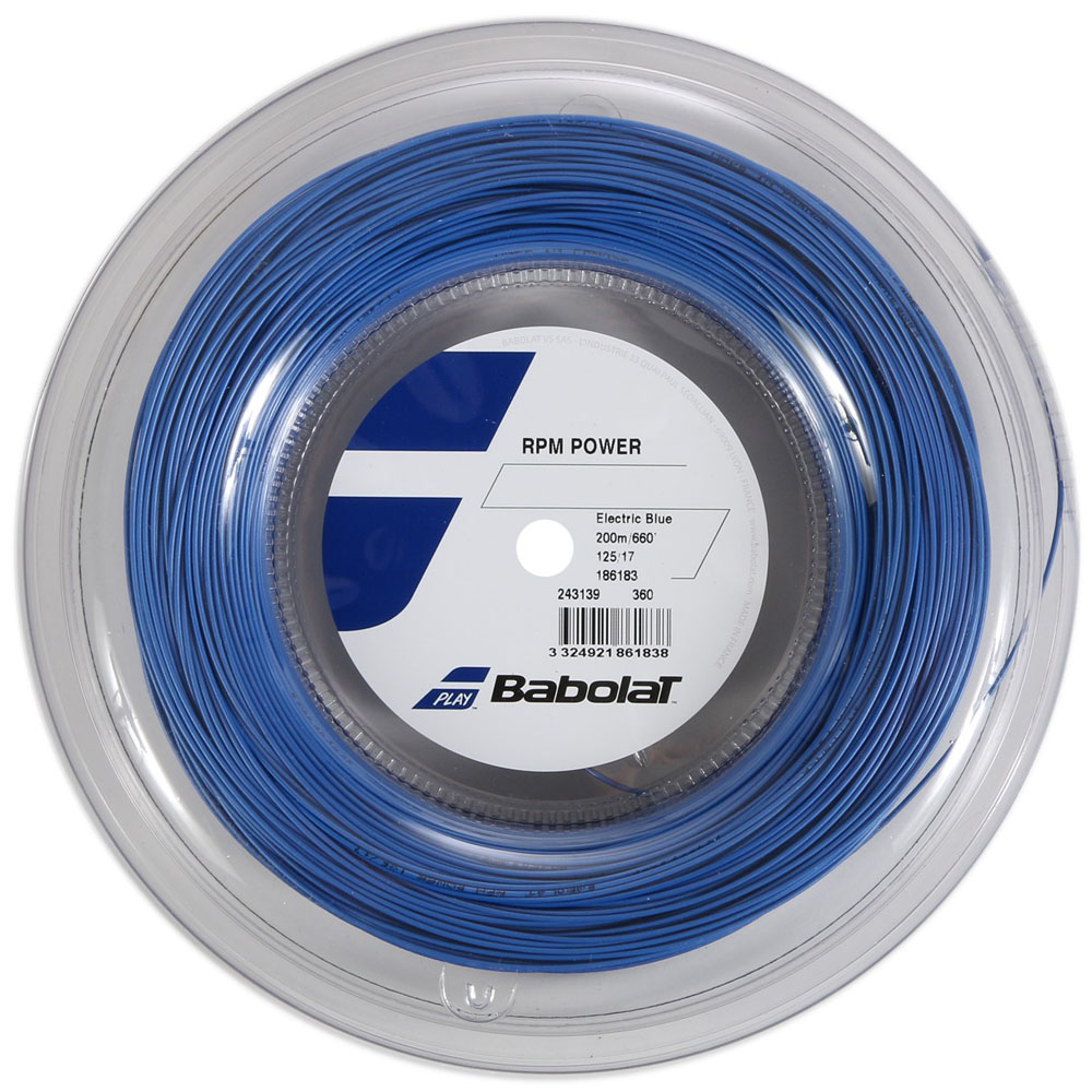 BABOLAT RPM POWER ELECTRIC BLUE 200 m tenisový výplet