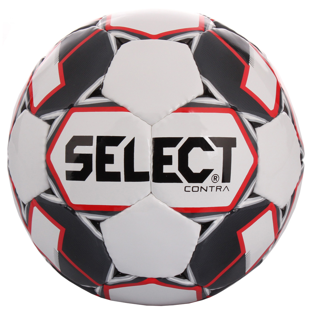 SELECT FB Contra fotbalový míč - bílá - červená - 4