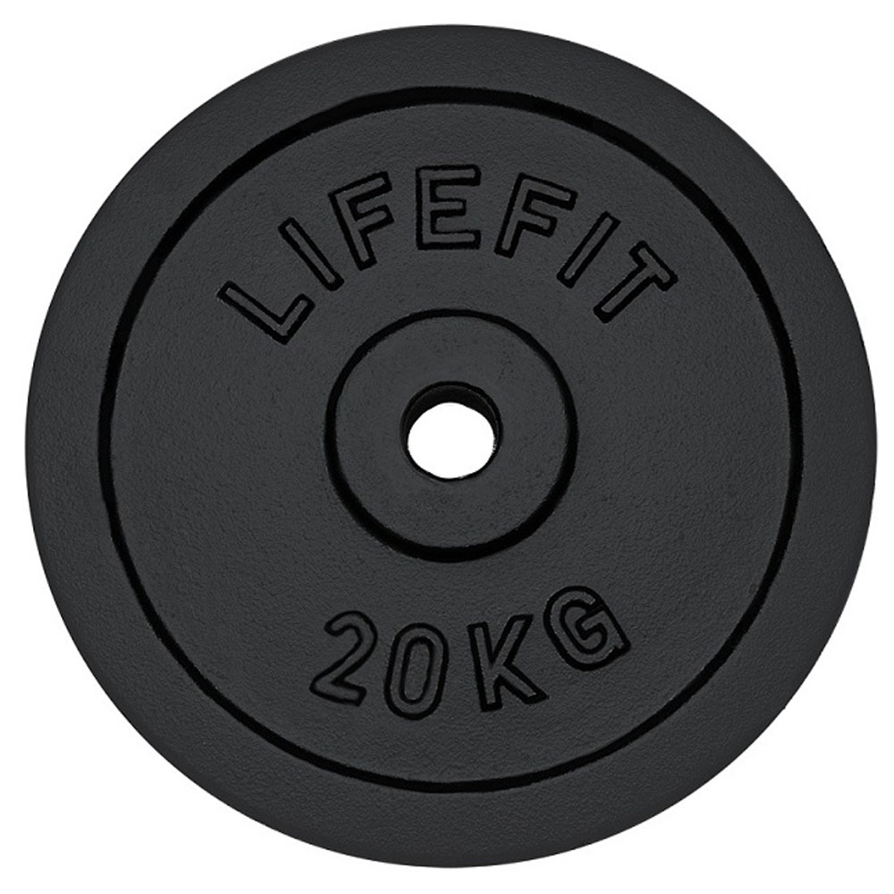 LIFEFIT Kotouč LIFEFIT 20kg, kovový, pro 30mm tyč
