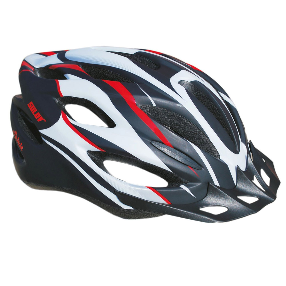 SULOV Cyklo helma SULOV SPIRIT - černo-červená - S