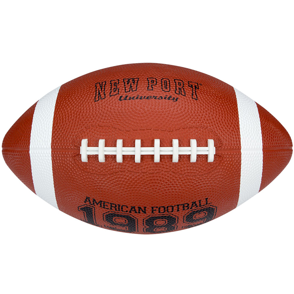 NEW PORT Chicago Large míč pro americký fotbal - hnědá