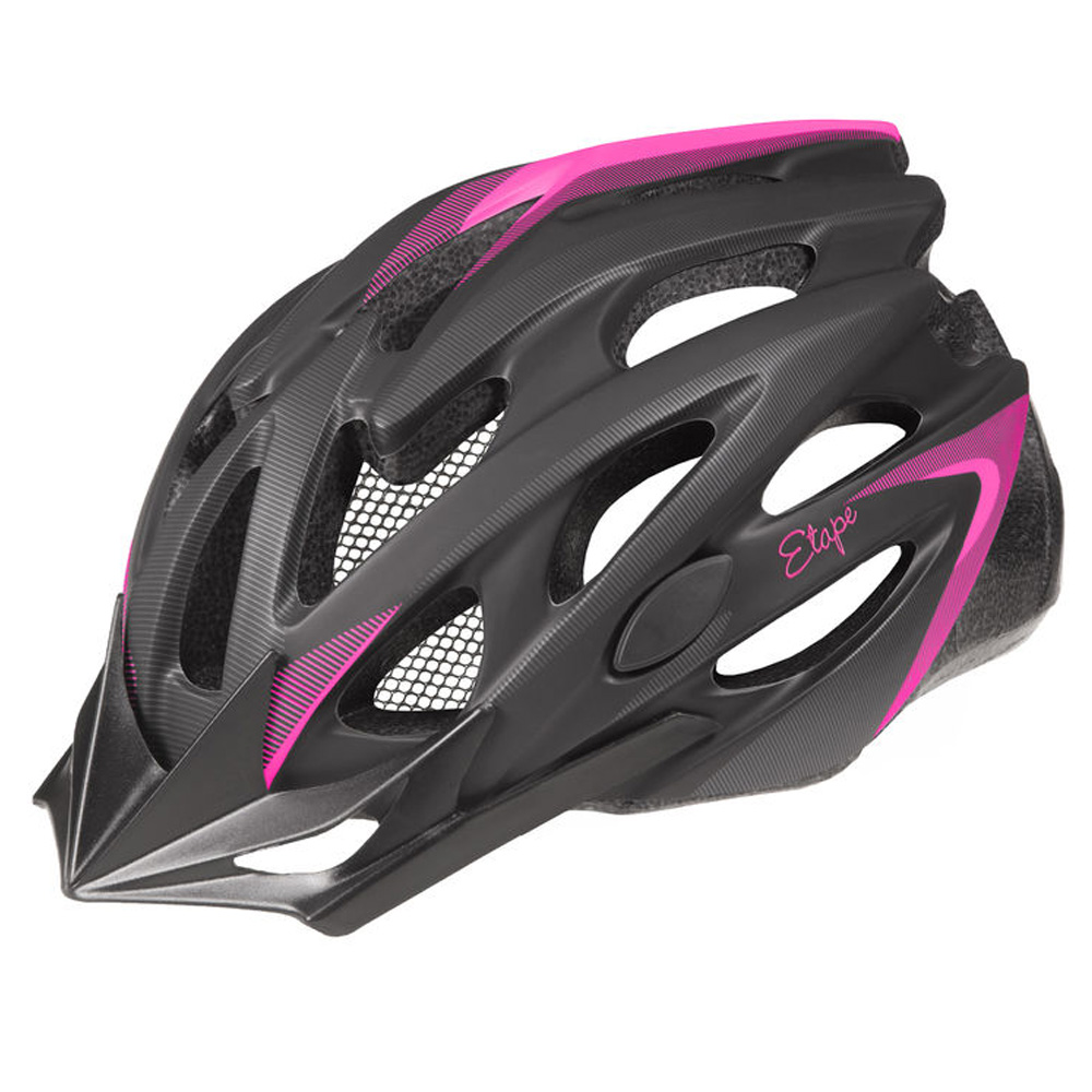 ETAPE Venus cyklistická helma - černá - růžová