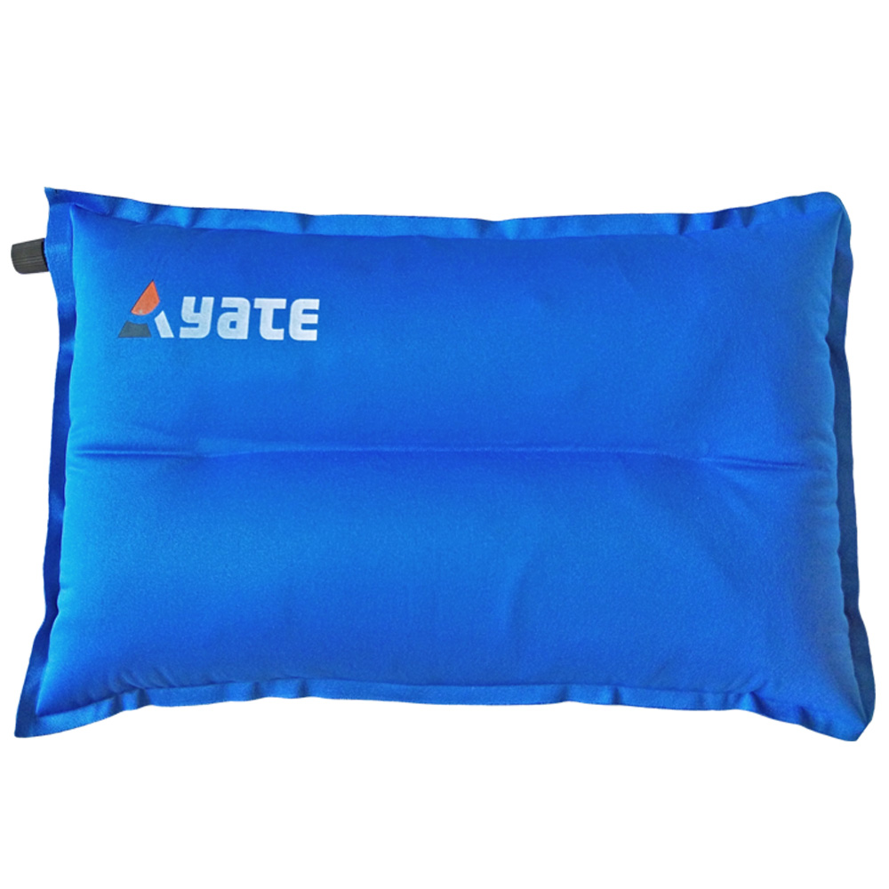 YATE Samonafukovací polštářek tvarovaný L 43x26x9 cm modrý