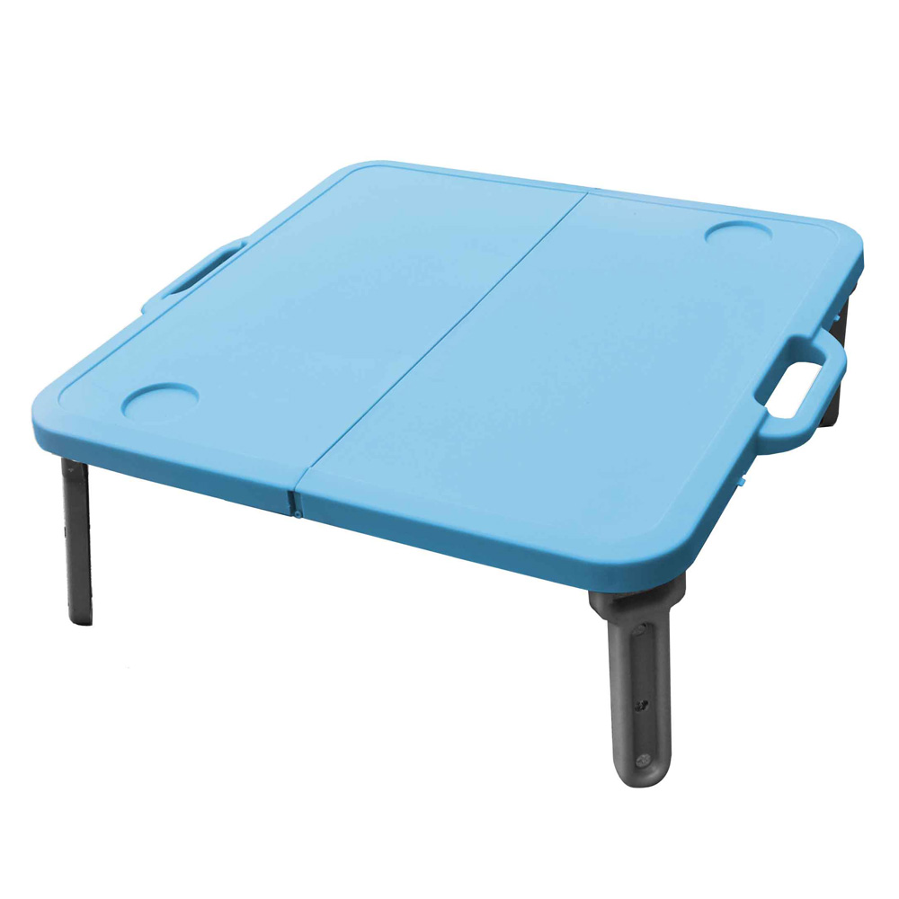 RULYT MINI skládací stolek k lehátku, modrý