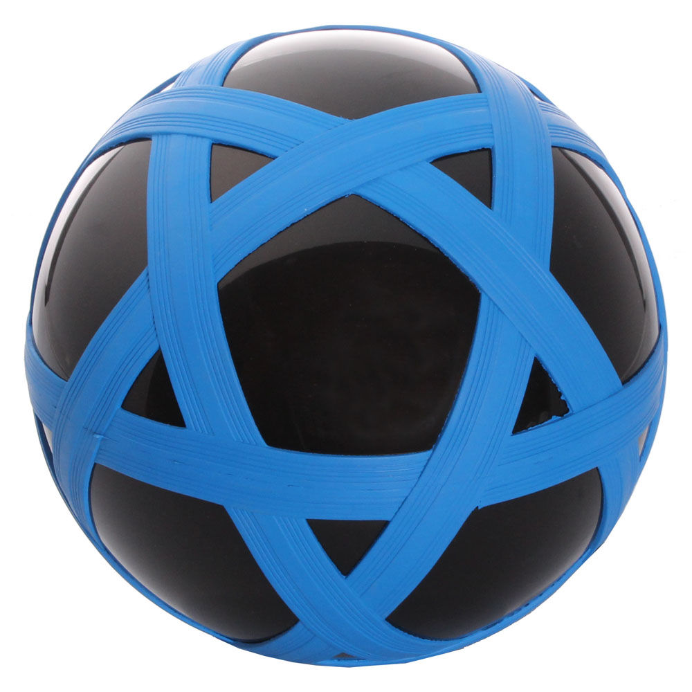 E-JET SPORT Cross Ball gumový míč - černá - modrá