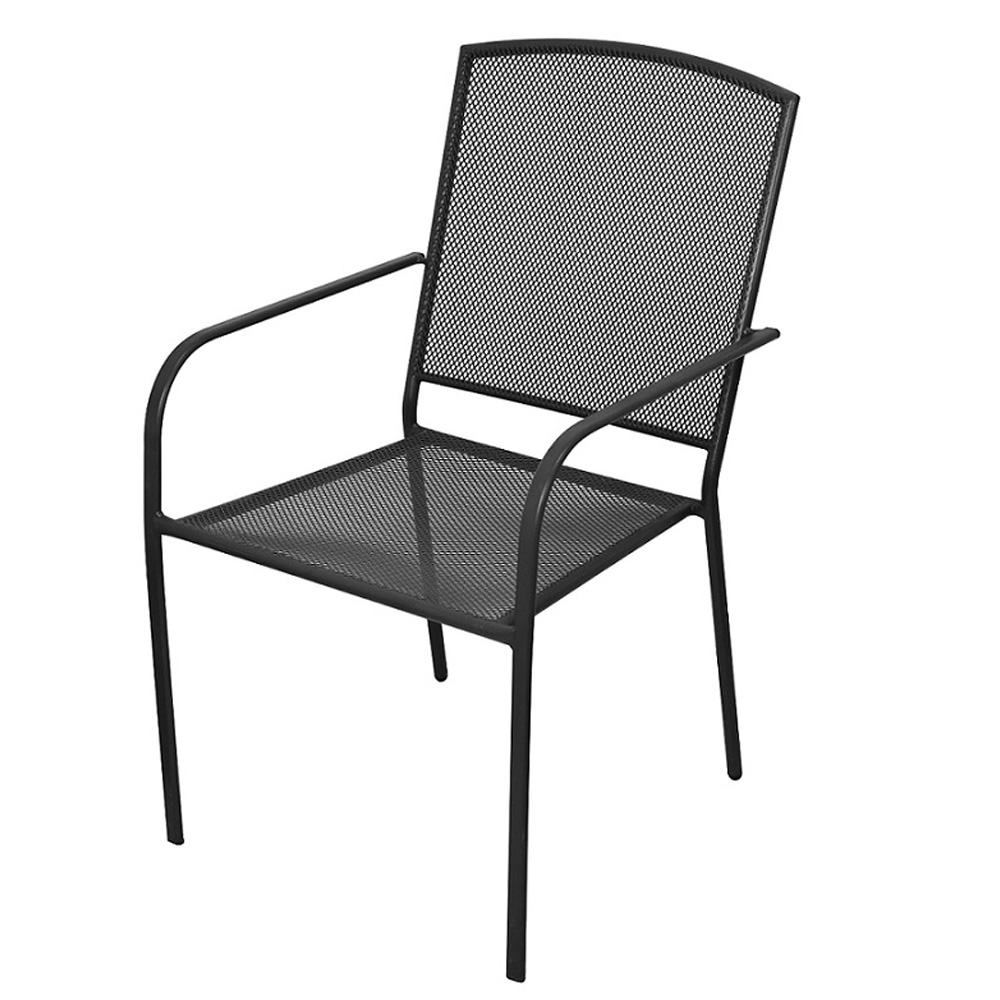 RULYT Zahradní židle, černá, 61x56x89 cm