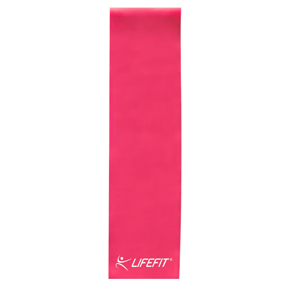 LIFEFIT Posilovací guma LIFEFIT FLEXBAND 0,35, růžová