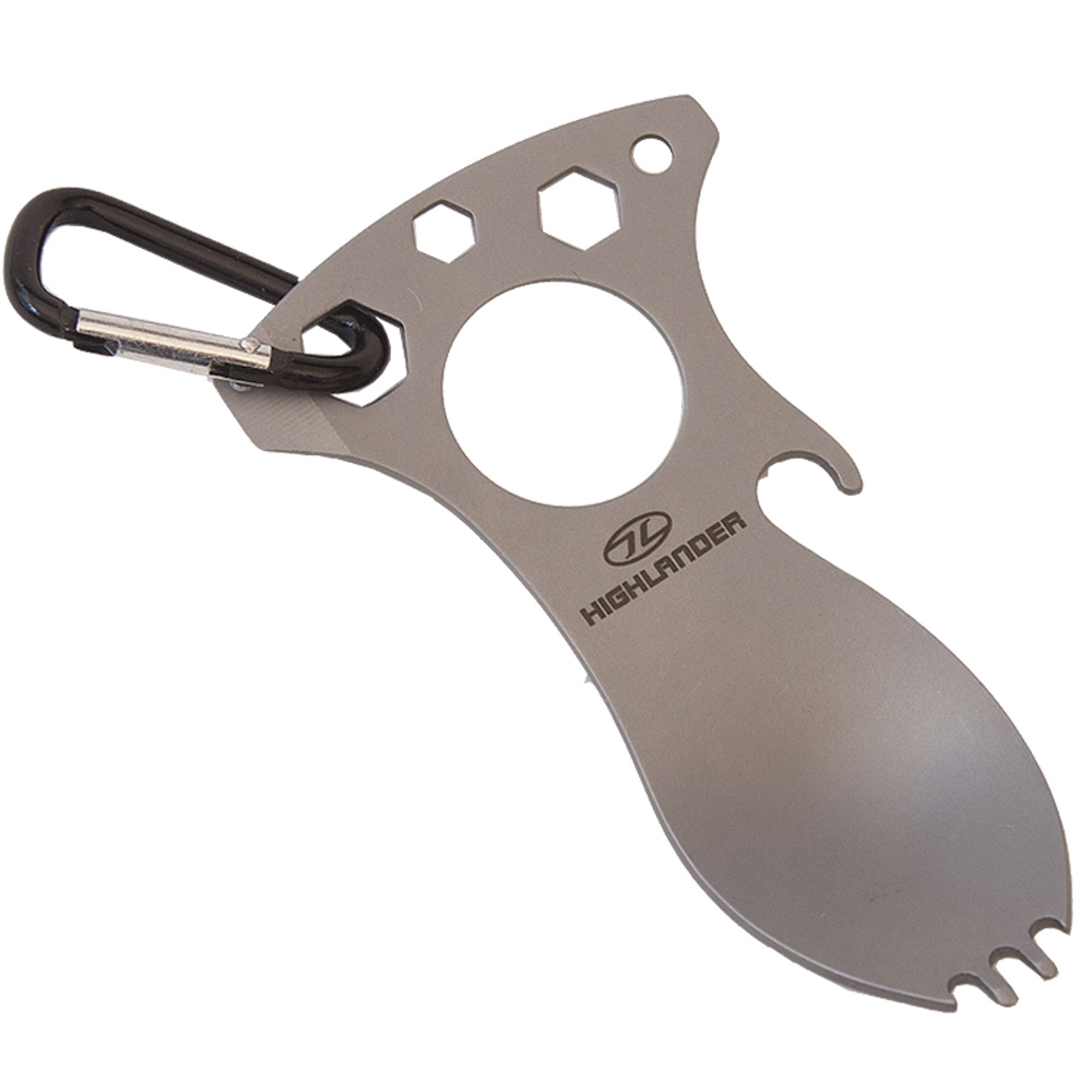 HIGHLANDER Foon 5 in 1 Tool Multifunkční lžíce (lžíce,otvírák,klíč 10,