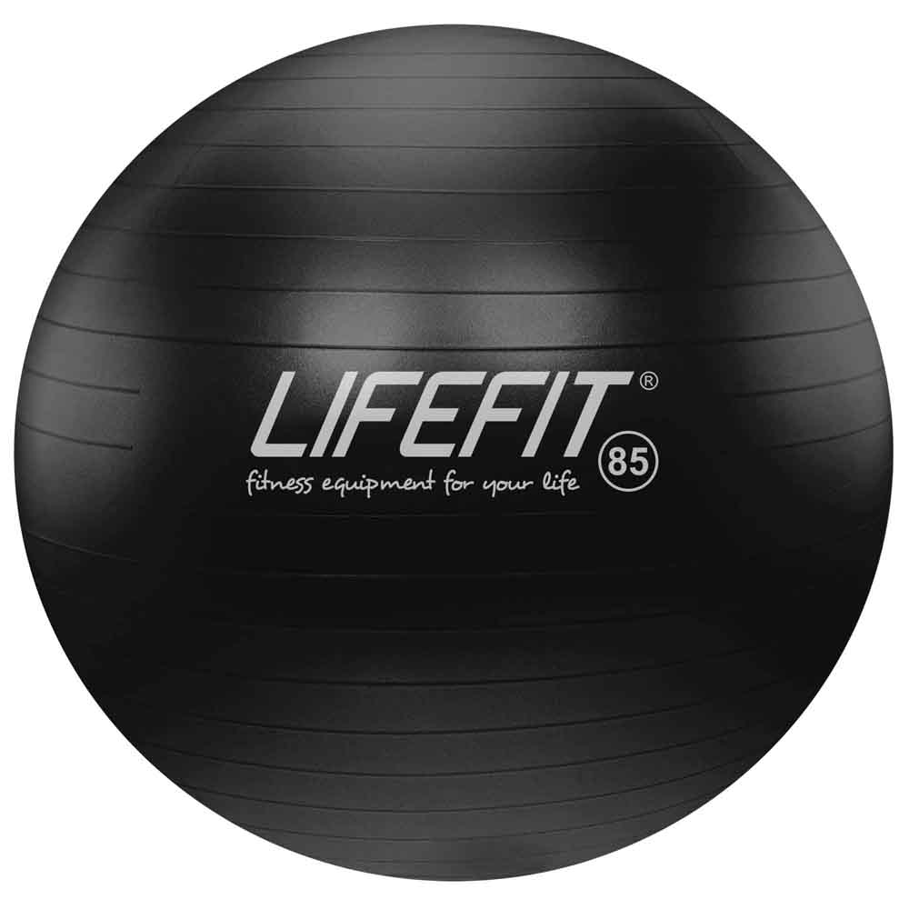 LIFEFIT Gymnastický míč LIFEFIT ANTI-BURST 85 cm, černý