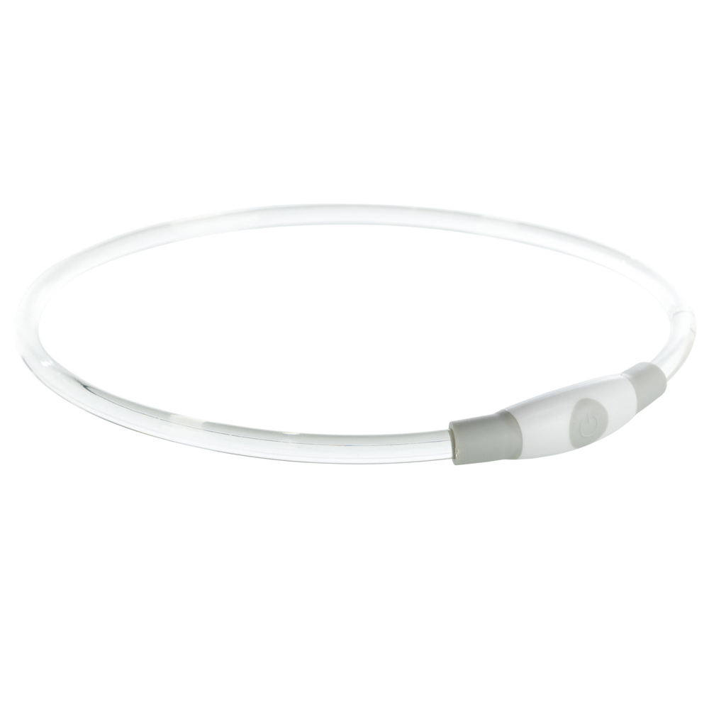 TRIXIE Flash light ring USB, blikací obojek, S-M: 40 cm/ ø 8 mm (RP 2,