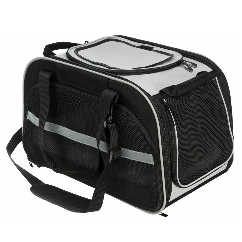 TRIXIE VALERY transportní taška / bouda, 29 x 31 x 49 cm, black/grey