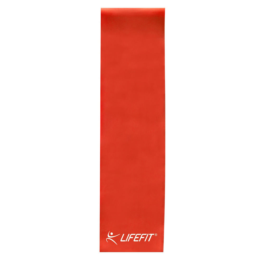 LIFEFIT Posilovací guma LIFEFIT FLEXBAND 0,65, červená