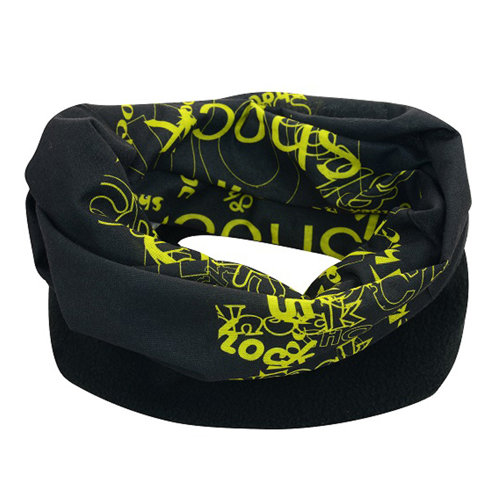 SULOV Sportovní šátek s flísem SULOV, černo-zelený