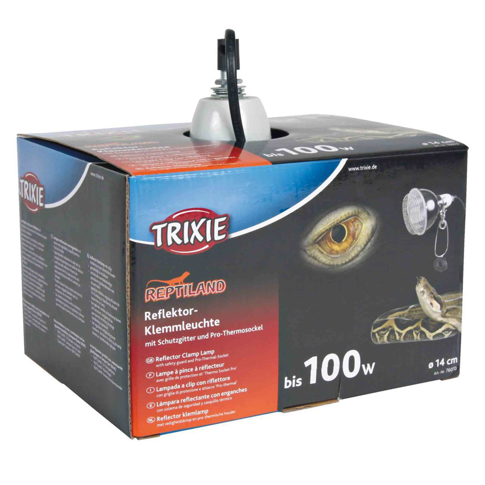 TRIXIE Lampa s ochranným krytem 14x17cm max.výkon 100W (RP 2,10 Kč)