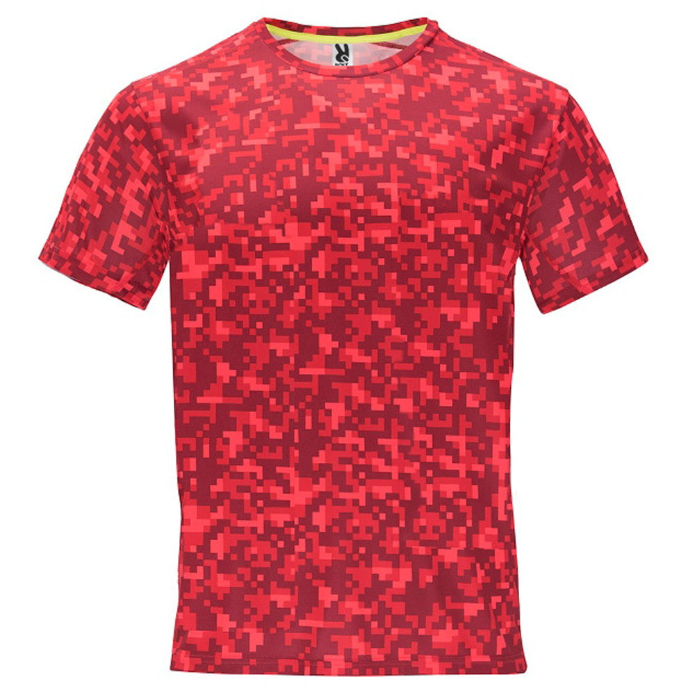 ROLY Pánské sportovní tričko ASSEN, pixel červená - XL