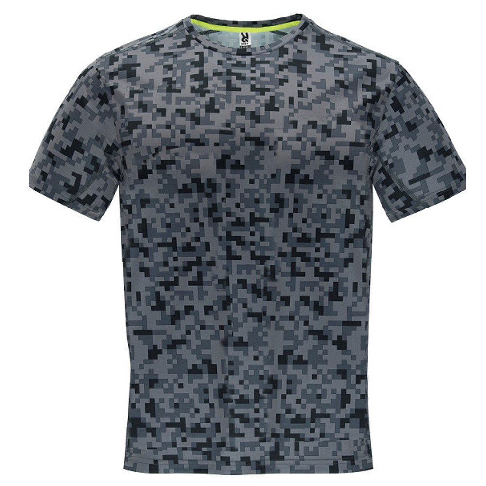 ROLY Pánské sportovní tričko ASSEN, pixel černá - M