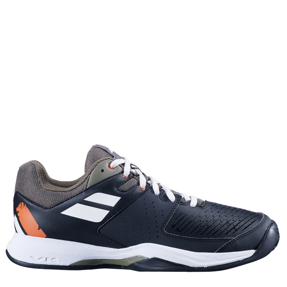 Pánská tenisová obuv BABOLAT PULSION CLAY MEN 2023 BLACK / O - UK 12,5