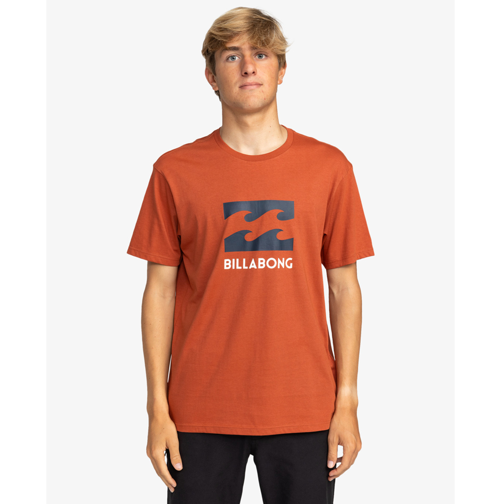BILLABONG WAVE TEE DEEP RED pánské tričko - XL