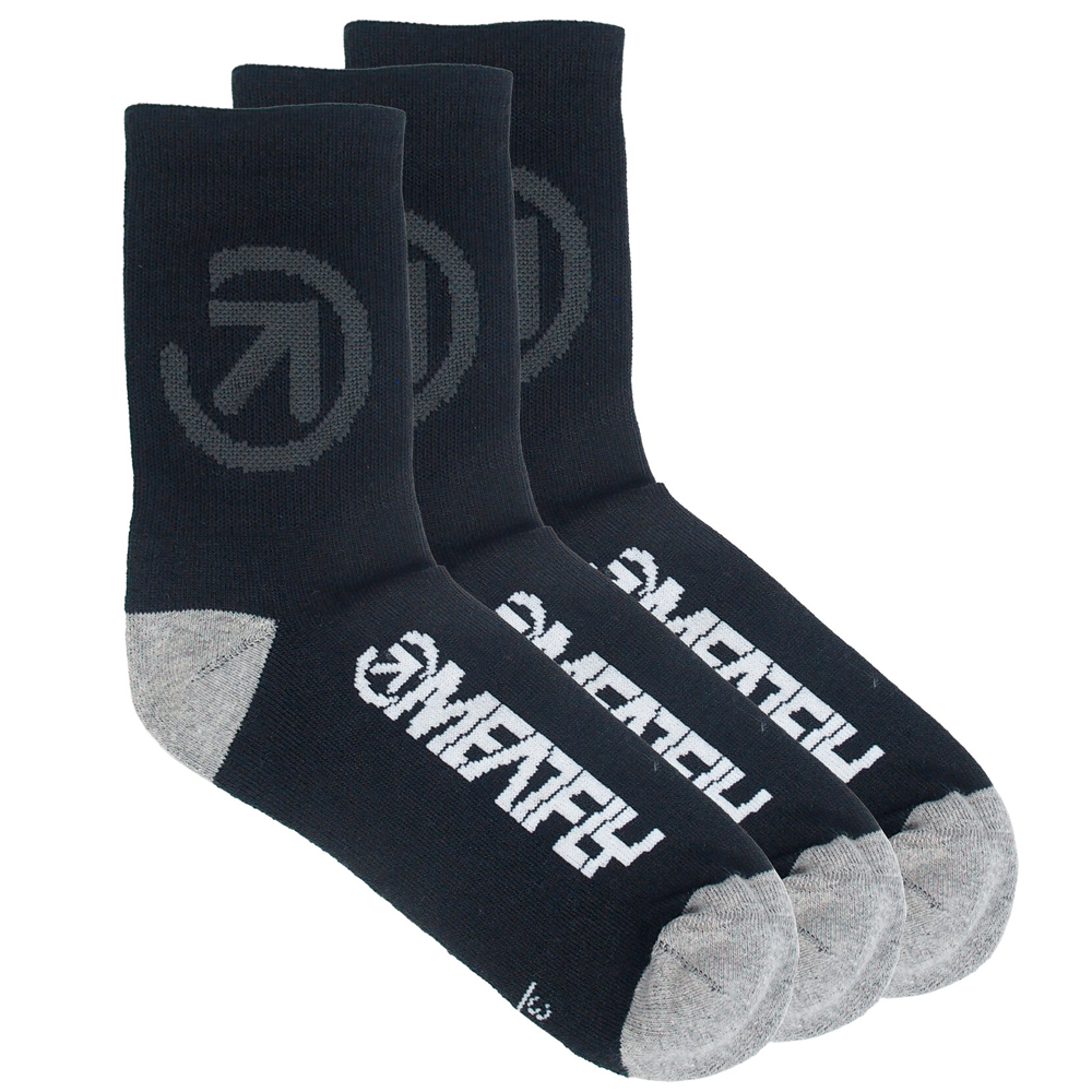 MEATFLY LONG SOCKS BIKE BLACK ponožky