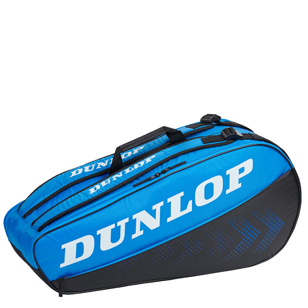 Tenisová taška DUNLOP FX CLUB 6R BLACK / BLUE 2023