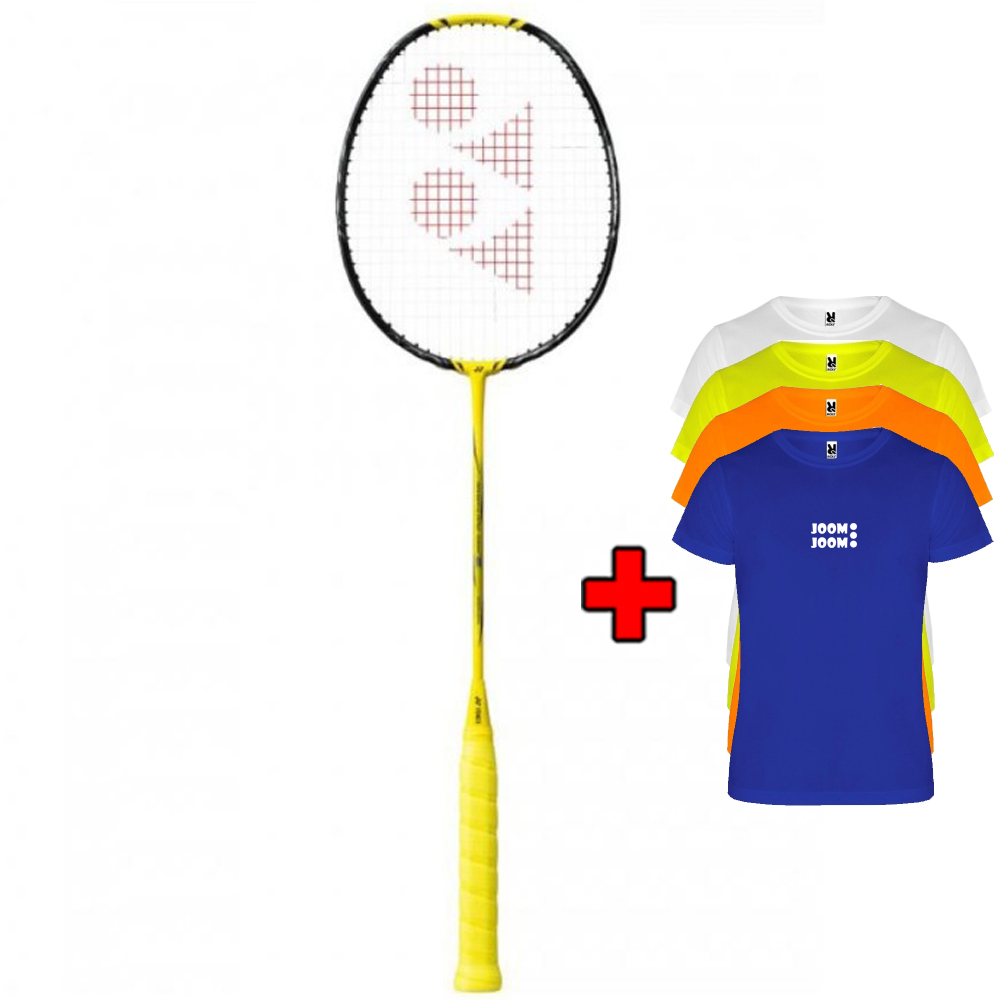 Badmintonová raketa YONEX NANOFLARE 1000 GAME LIGHTNING YELLOW + bonus