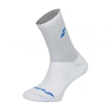 BABOLAT SOCKS WHITE sportovní ponožky