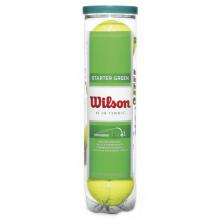 WILSON STARTER PLAY GREEN 4 ks tenisové míče